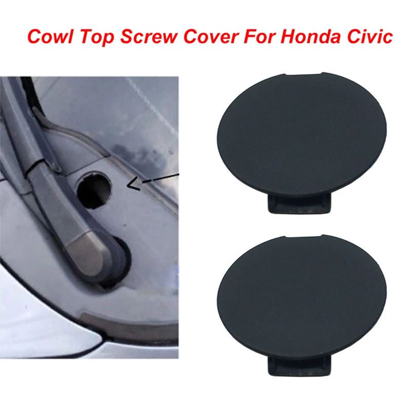 1PC/2PC Car Cowl Top Screw Cap Cover Fit for Honda Civic 2006-2011 for Acura MDX 2001-2005 2006 Front Accessories 74211SNAA00