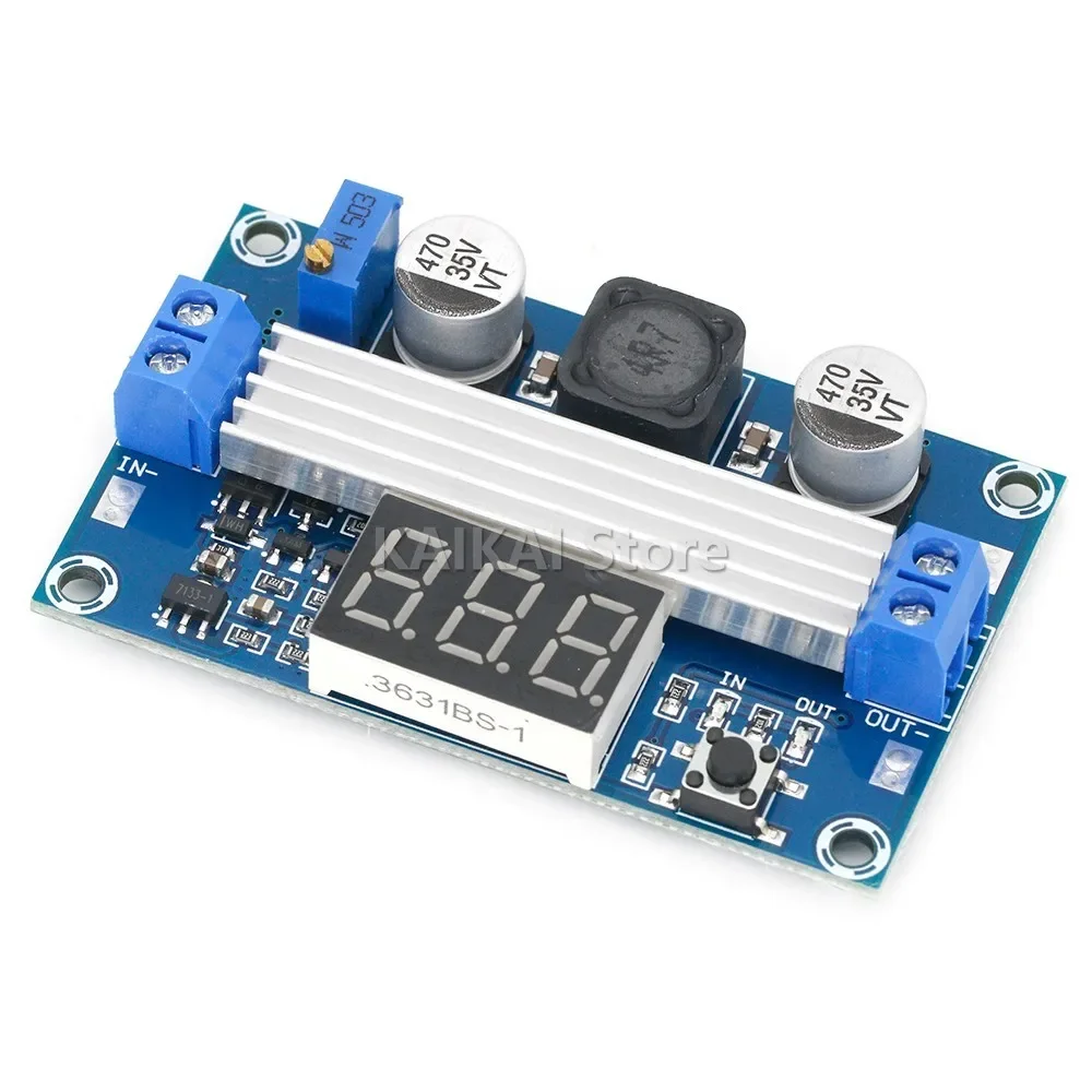 DC DC-DC 3~35V to 3.5~35V LTC1871 Booster step up Step-up module Converter Regulated Power Supply+VoltMeter