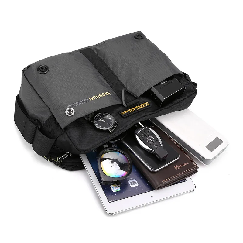 2025 nova bolsa crossbody masculina esportes ao ar livre ombro estilingue moda casual minimalista negócios commuter pacote de náilon