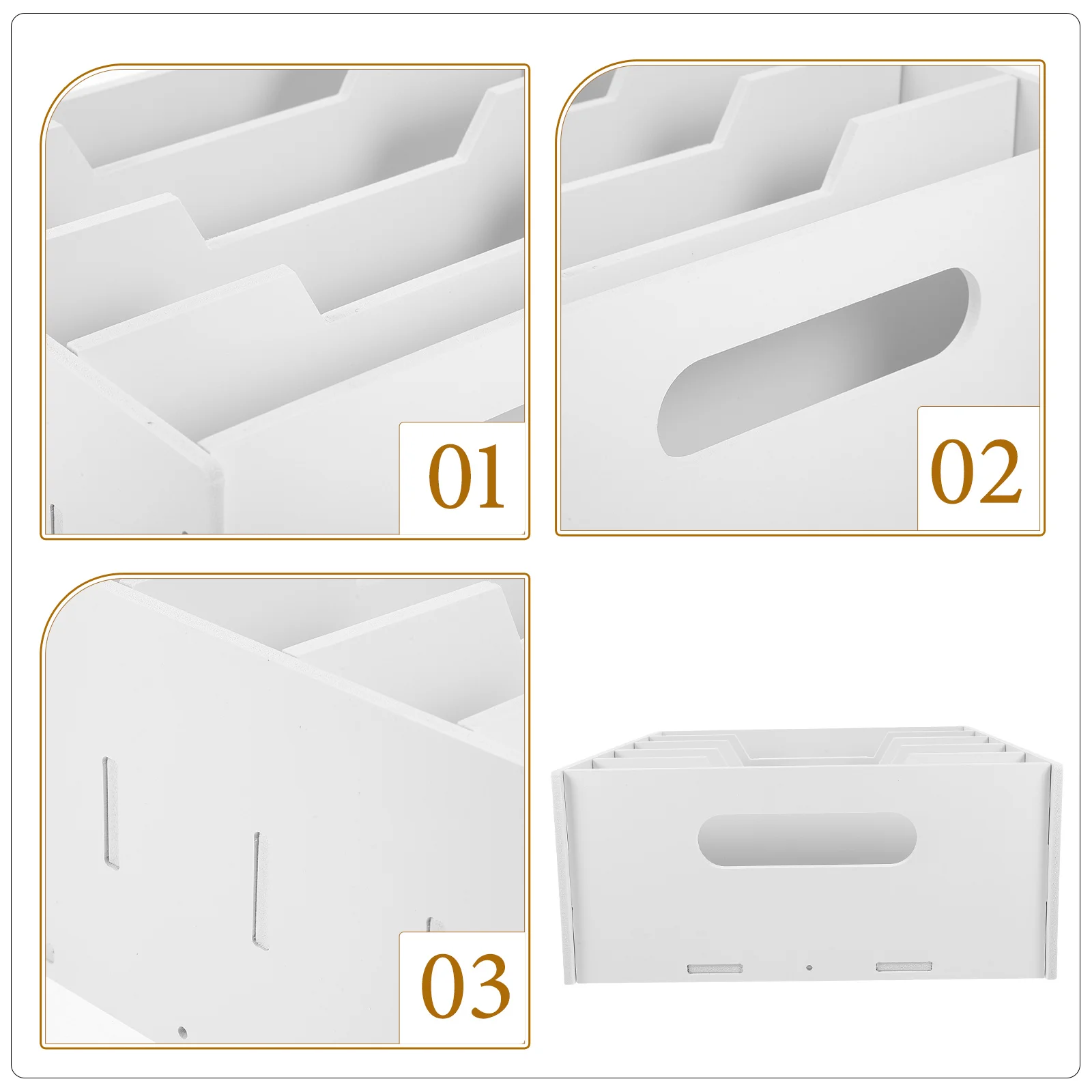 صينية درج النقود متعددة الشبكات منظم أموال مكون من 5 أقسام لمتجر المكاتب والسوبر ماركت وملف سطح المكتب وصندوق تخزين العملات #6