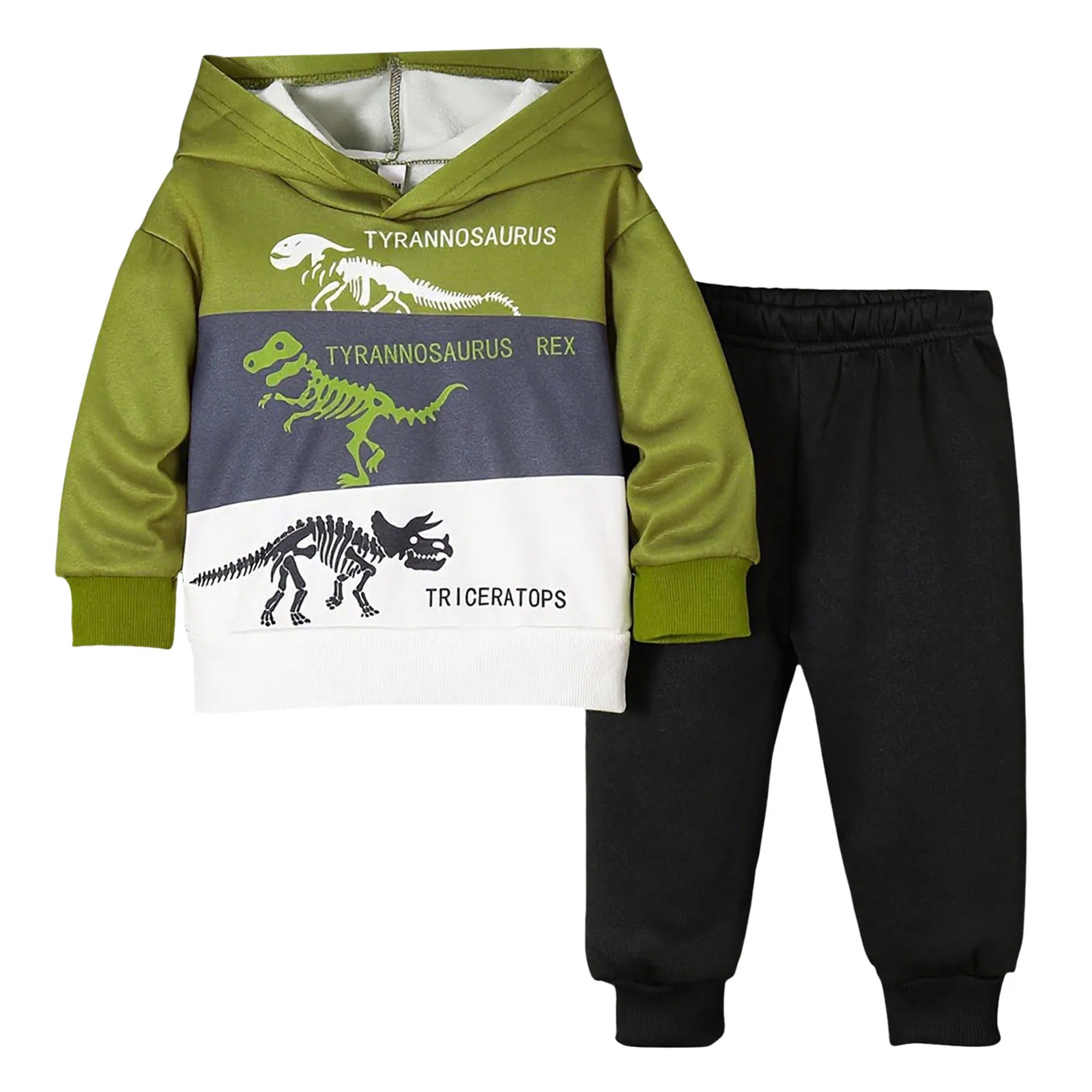 

Little Boys 3 Piece Baby Boy Spring And Fleece Hooded Teddy Bear Long Sleeved Shirt Long Pants Casual Suit Hoodie Set Girls