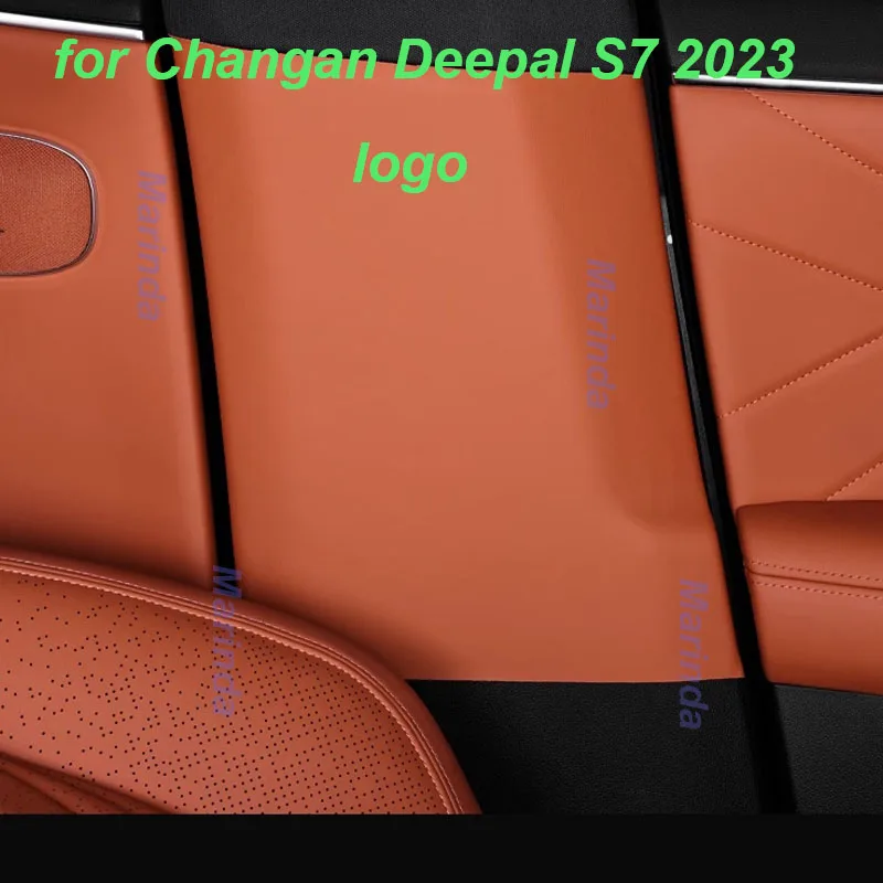 

For Changan Deepal S7 2023 Car B-pillar Anti-kick Stickers Cover Safety Belt B Column Crashproof Interior Accessories