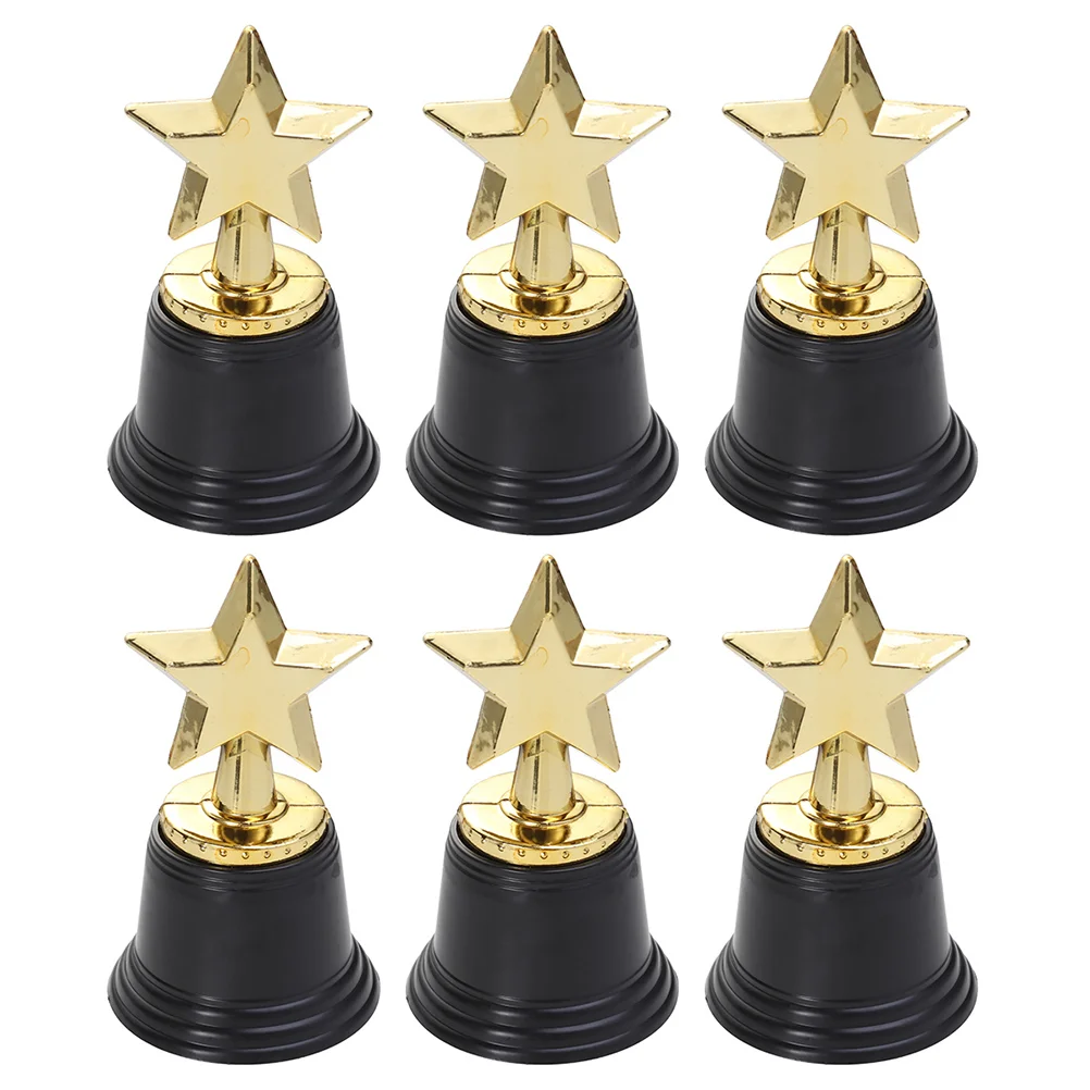 

Toyvian Christmas Gifts Mini Star Award Trophy Pack 12 Bulk Gold Trophies Kids Party Favors Competitions Ceremony Appreciation