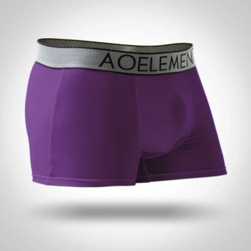 Men's underwear with U-shaped anti-sway gun-powder type separation of the spermatic cord and flat-angle crotch head.