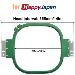Plastic Embroidery Hoops for Happy Japan HCD HCU HCS HCA Embroidery Machine, Tubular Frames, Industry