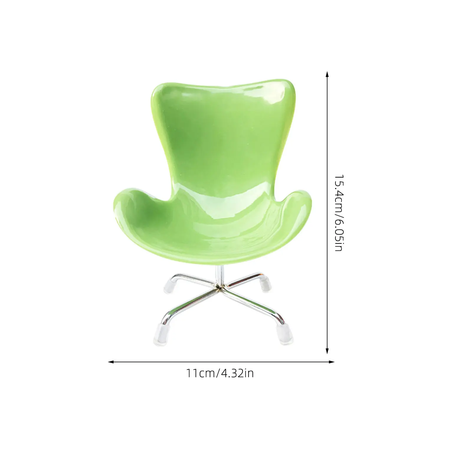 1 pçs mini cadeira de computador plástico premium diy móveis em miniatura para mini casa decoração quarto sala estar simulação acessório