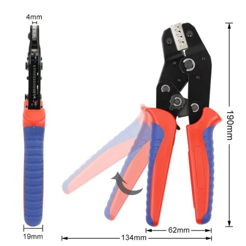 Outils de sertissage de pince à sertir terminal A50I Kit de SN-48BS pour 2.8 4.8 6.3 VH3.96 Outils de sertissage de fil