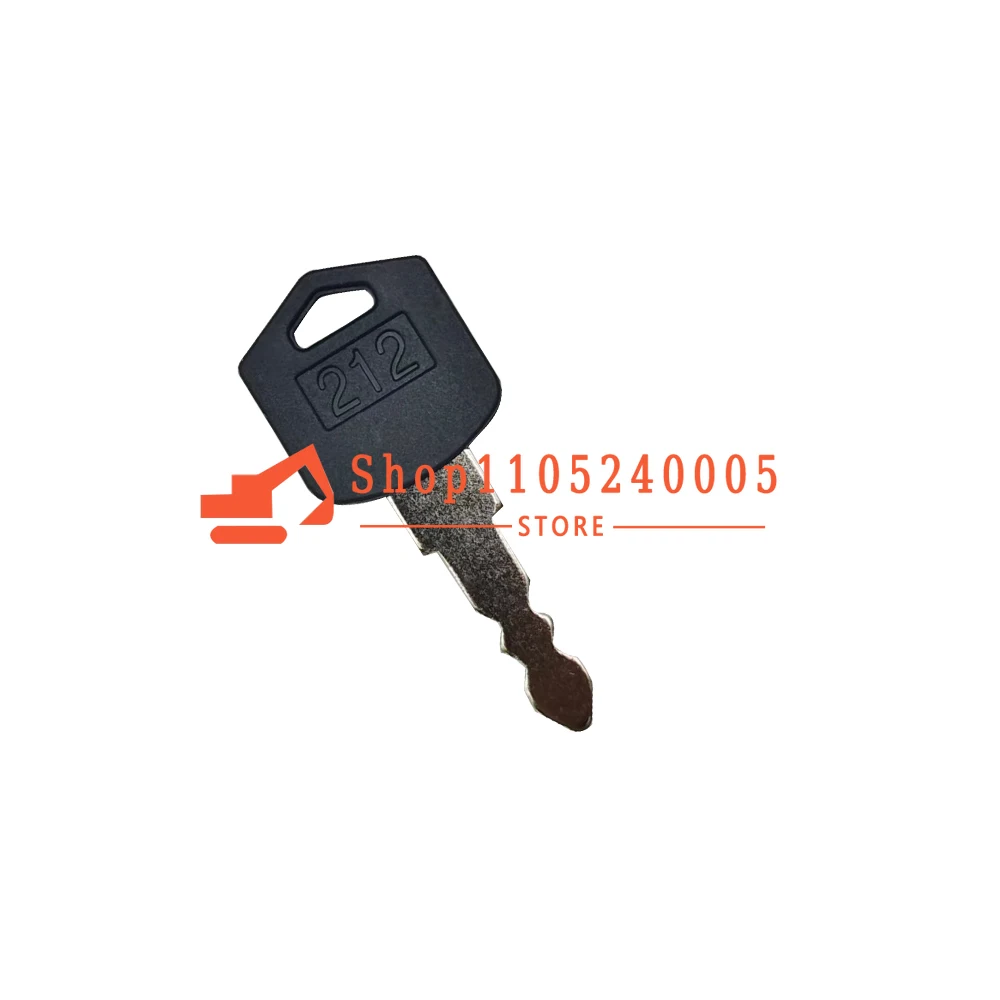 20/10/5/1PCS New 212 Keys D554212 Ignition Key for Various Forklift Skid Steer Excavator Key
