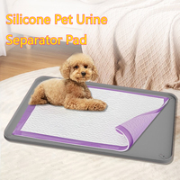 Dog Pad Holder Tray Silicon Wee Pad for Training, No Spill Pee Pad for Dogs - Easy to Clean and Store Perfect for Dog Potty Tray