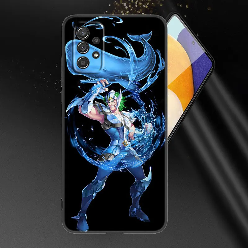 Anime Saint Seiya Knights Phone Case For Samsung A21 A30 A50 A52 S A13 A22 A32 4G A23 A33 A53 A73 5G A12 A31 A51 A70 A71 A72