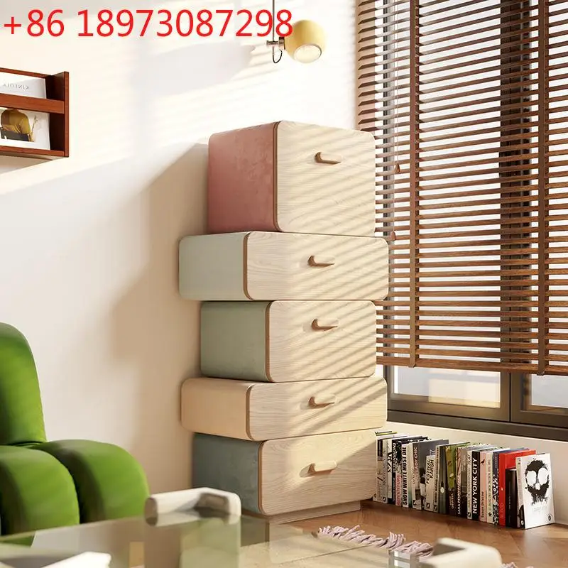 

Креативный шкаф-ведро Dopamine, прикроватный шкафчик для спальни, простой современный шкаф для хранения вещей