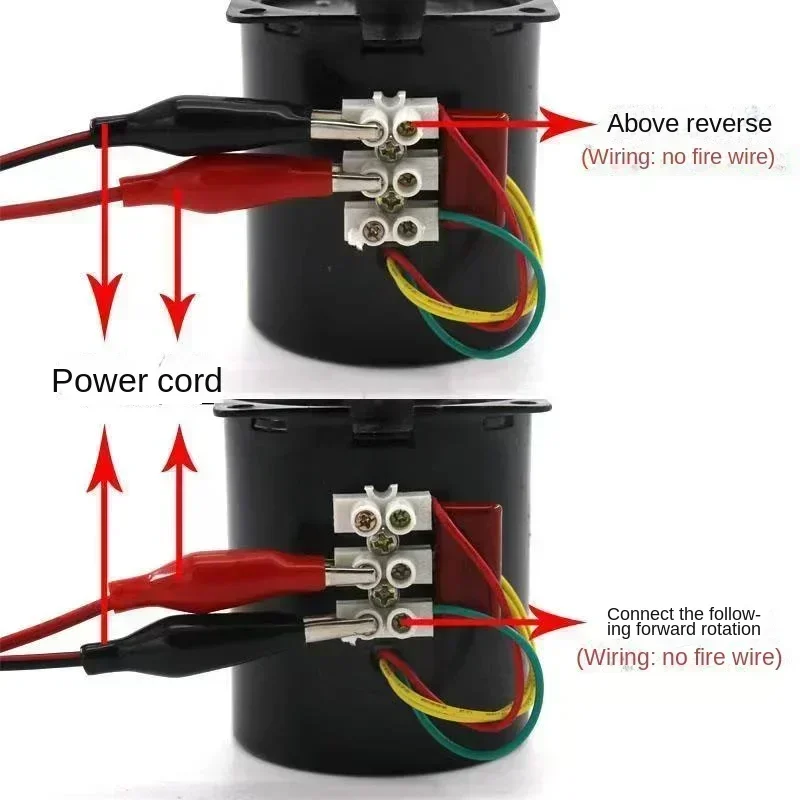 XD68KTYZ  28W   220V AC motor low speed reversible permanent magnet synchronous electric motor gear reduction motor Add bracket