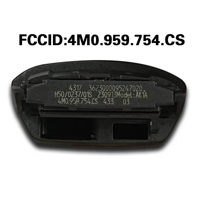 CN 008141   OEM MLB Uninitializowana wysoka konfiguracja Pusty klucz do Audi Q7 Remote OEM Smart Key 433Mhz 5M Chip 4M 0959754 CS