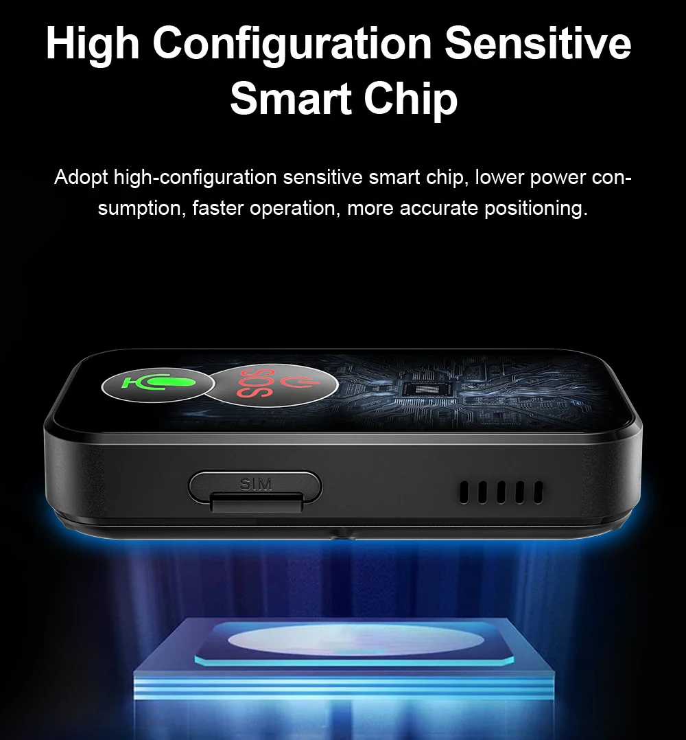 جهاز تعقب لاسلكي SOS لكبار السن ، جهاز تتبع 4G ، تنبيه ضد السقوط ، جهاز ضد الضياع ، تنبيه طبي ، SOS ، wi-fi ، تذكير لكبار السن