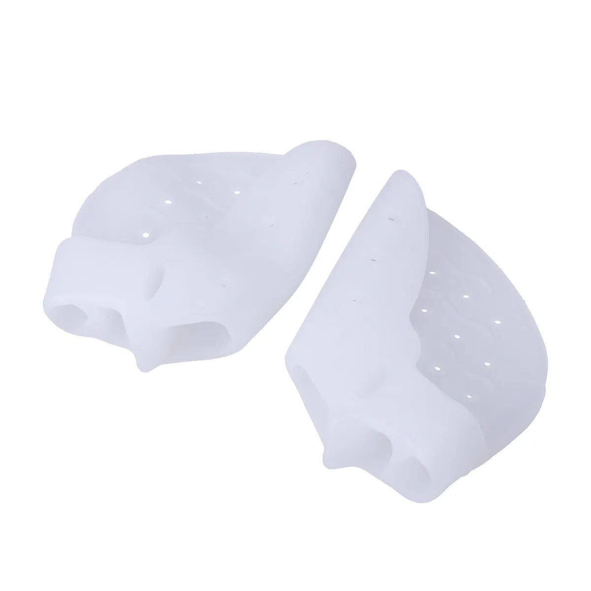 

High Quality Gel Toe Separator Bunion Corrector Hallux Valgus Straightener Big Toe Spreader Ergonomic 3-Hole Design Soft