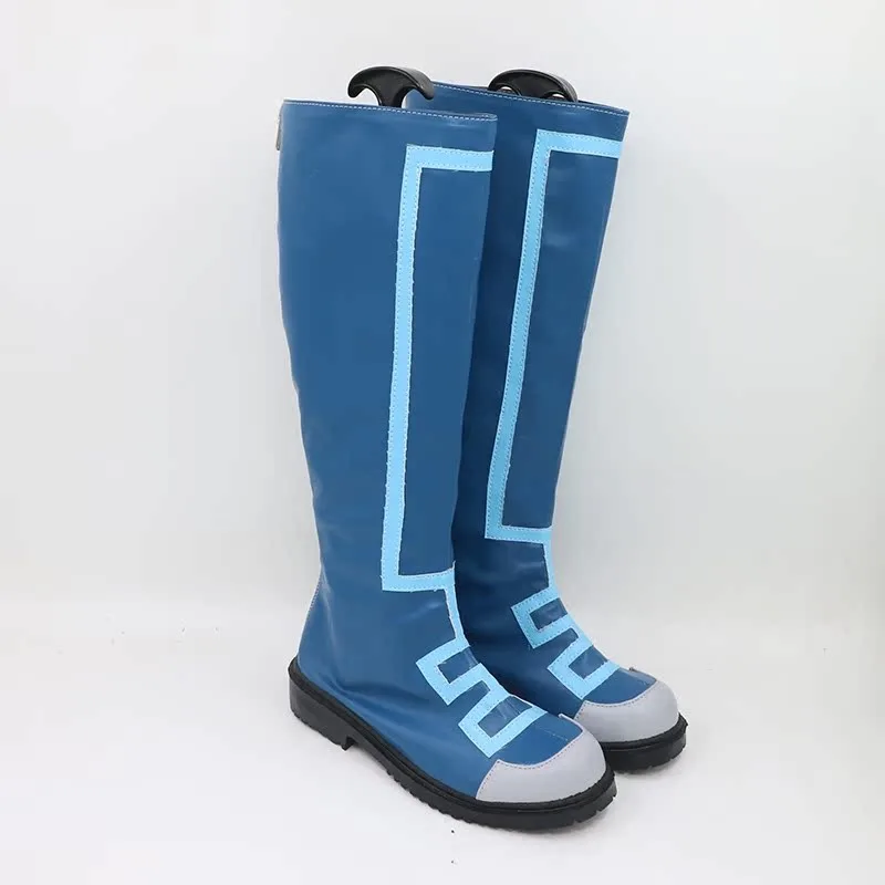 Hibiki Misora Cosplay Shoes Game Cosplay Props Halloween Boots Anime PU Leather Shoes Custom Made