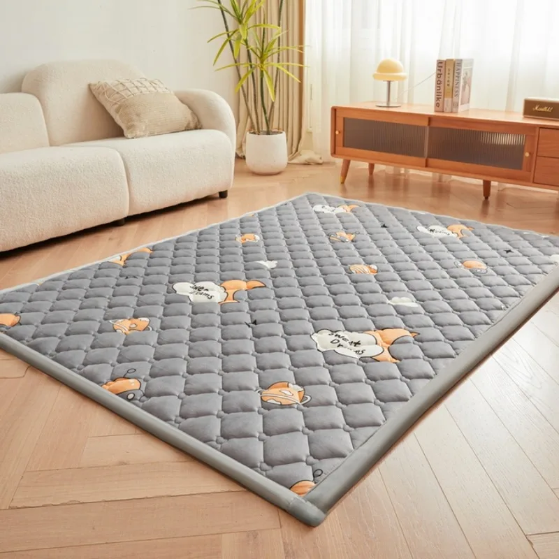 

2025 new winter thickened milk fleece mattress household class a baby fleece tatami cushion living room cushion