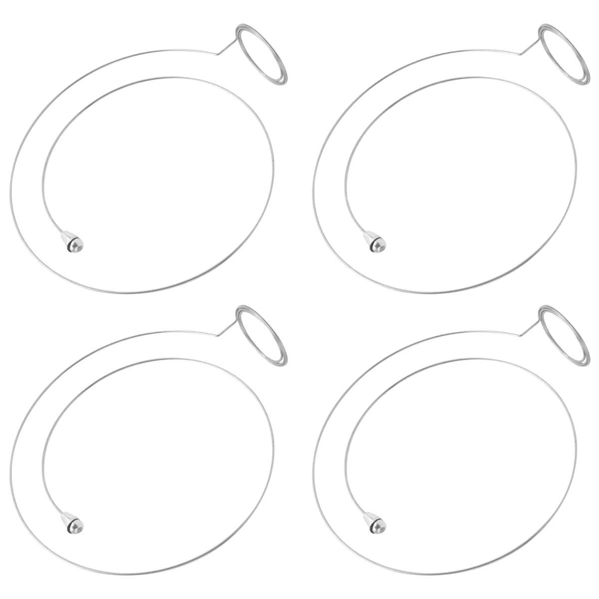 Cord Holders 4Pcs Cord Holders, Magnifier Loupe Holder Watchmakers, Loupe Lens Headband, Jewellers Eyeglass Holder Head Band