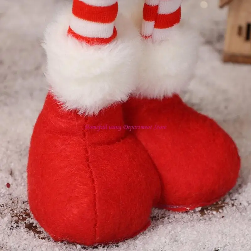 

Эластичные праздничные фигурки, Санта-Снеговик, олень, выдвижные рождественские мантии, украшение, подарок