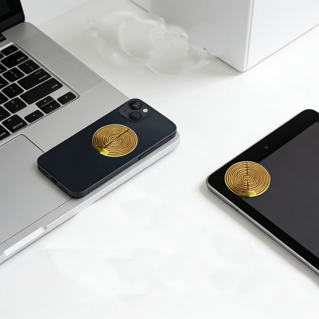 EMF Protection Sticker Anti-Radiation Shield for iPhone Samsung Smartphone Laptop iPad Tablet Bluetooth Electronics