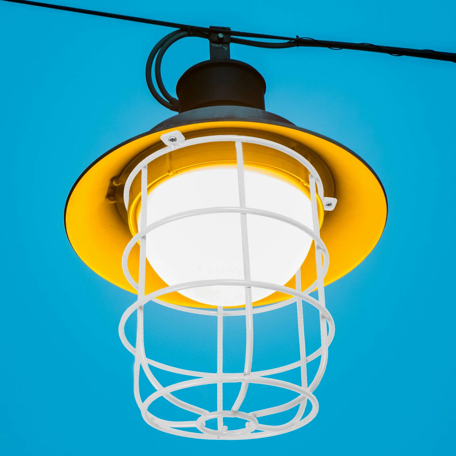 

Взрывозащищенный каркас абажура, металлический держатель для подвесного светильника «сделай сам», прочная железная клетка, защита лампы для потолочного светильника, декор мастерской