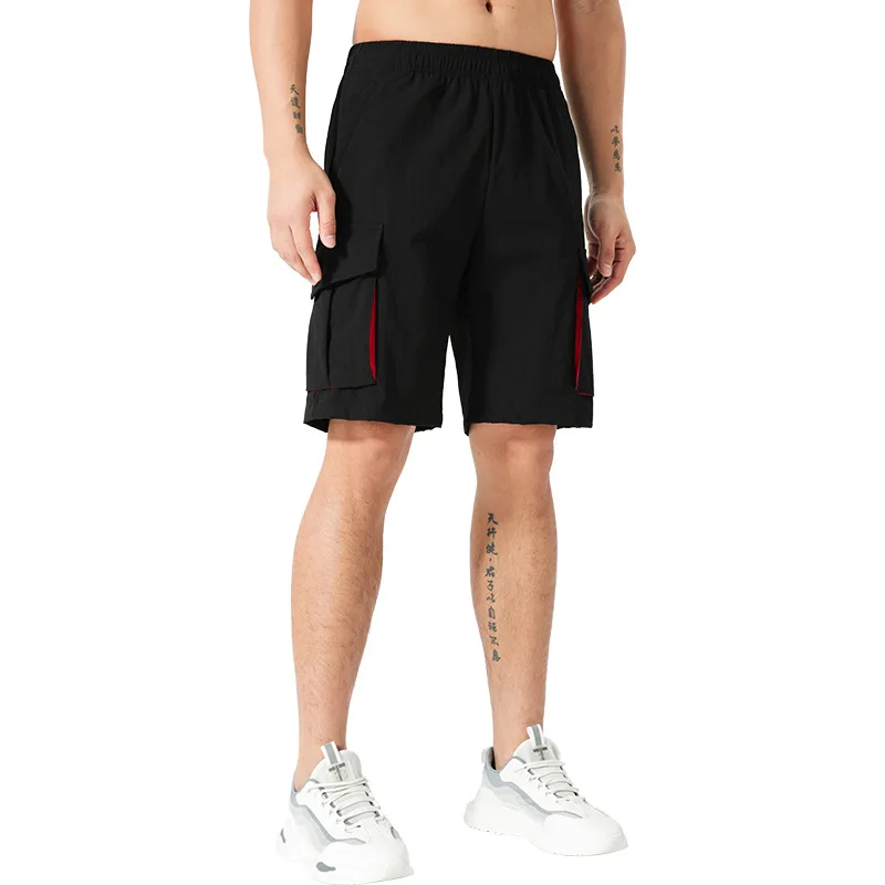 Pantalones Cargo para hombre, Shorts deportivos de secado rápido, holgados, informales, transpirables, para exteriores, verano, europeos y americanos