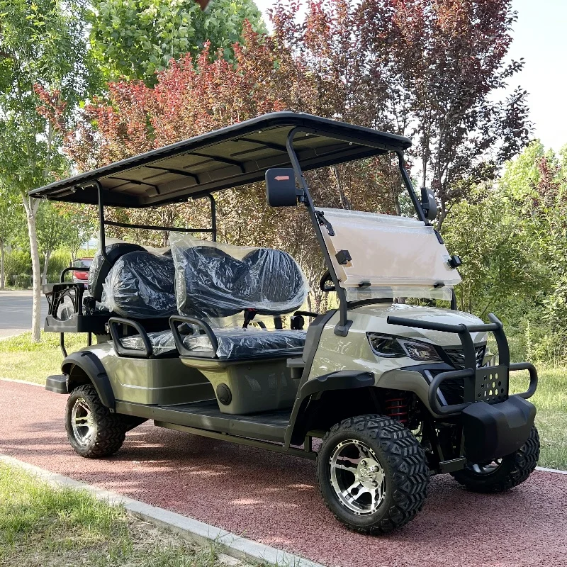 

China Manufacture New Product 4+2 Seater Off-road Electric Golf Cart 72V With Affordable Price