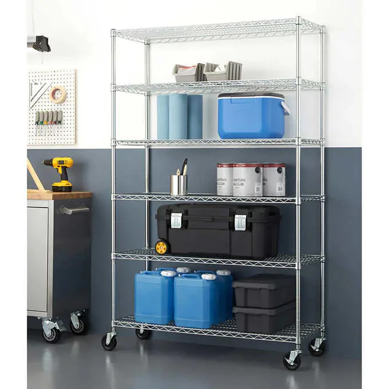 Industrial Wire Shelf Durable 6-Layer NSF