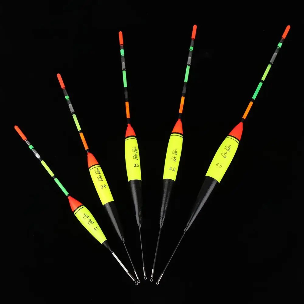 2 unids/lote 1,0 # 2.0 # 3.0 # 4.0 # 6.0 # Bola de Bobber de plástico Boia Light Stick flotador nocturno de pesca de espuma Eva