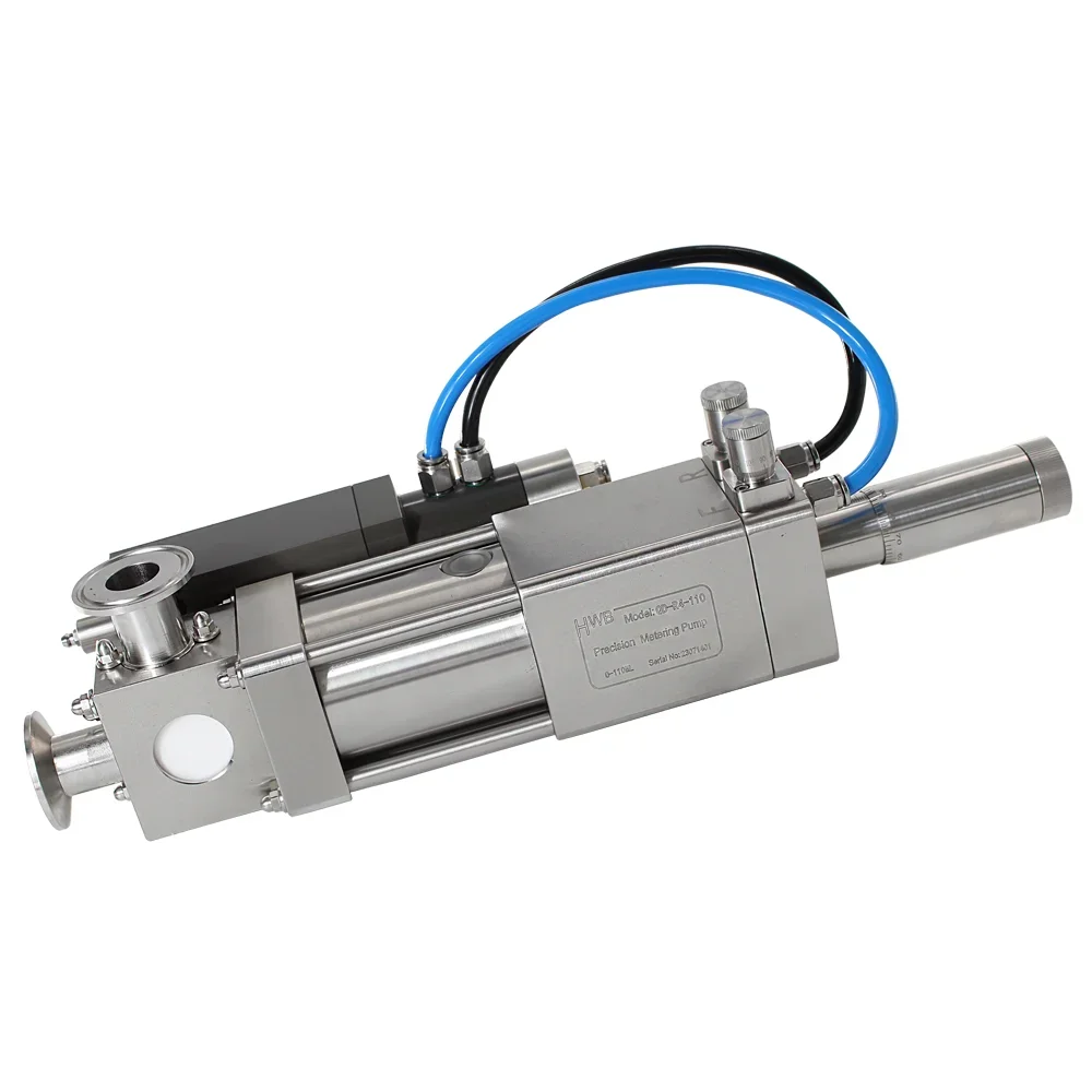 Stainless Steel Pneumatic Piston Pump Corrosive Liquid Ceramic Plunger Metering Pump