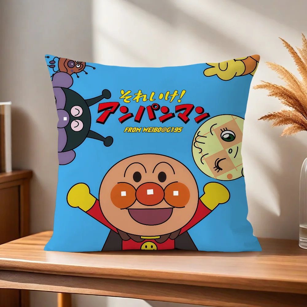 Lustiger A-Anpan-man Kissenbezug für Zuhause, Sofa, Wohnzimmer, Büro, Café, Auto. – Detail 5