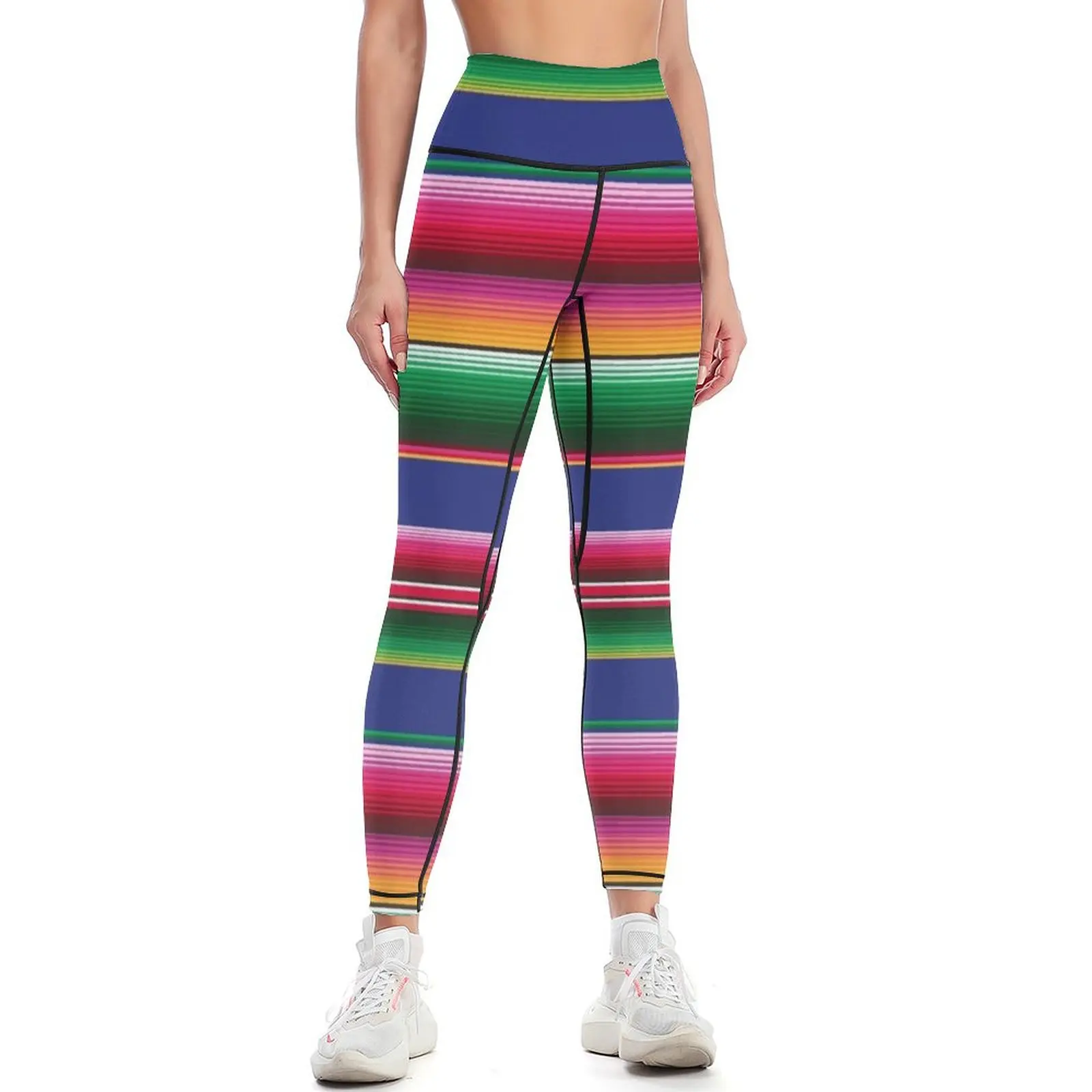 

Mexican Serape Designs Leggings Female legging pants sports shirts gym sportswear gym active wear Womens Leggings