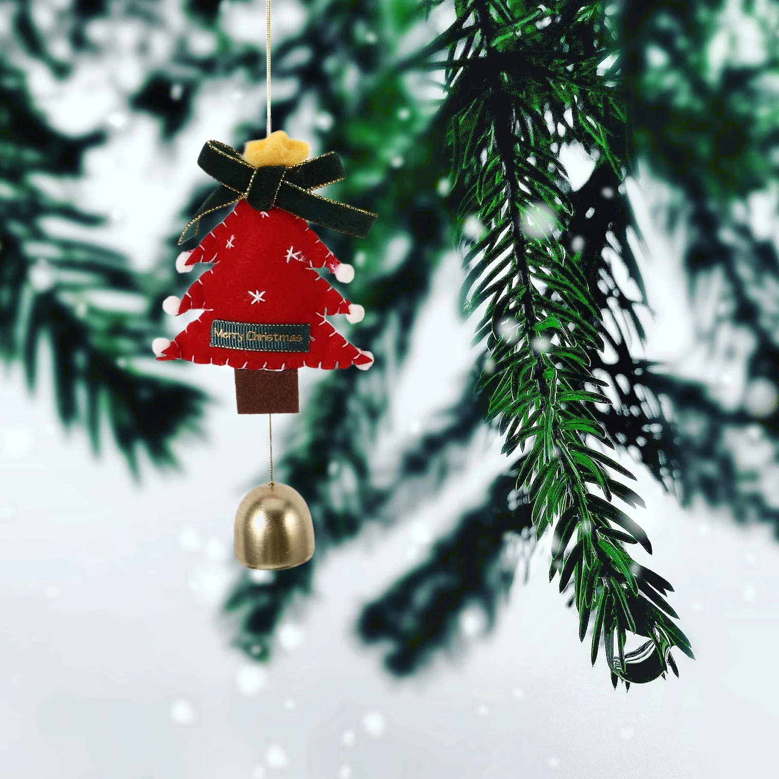 Ручная рождественская елочная игрушка, уникальный дизайн, мягкое украшение