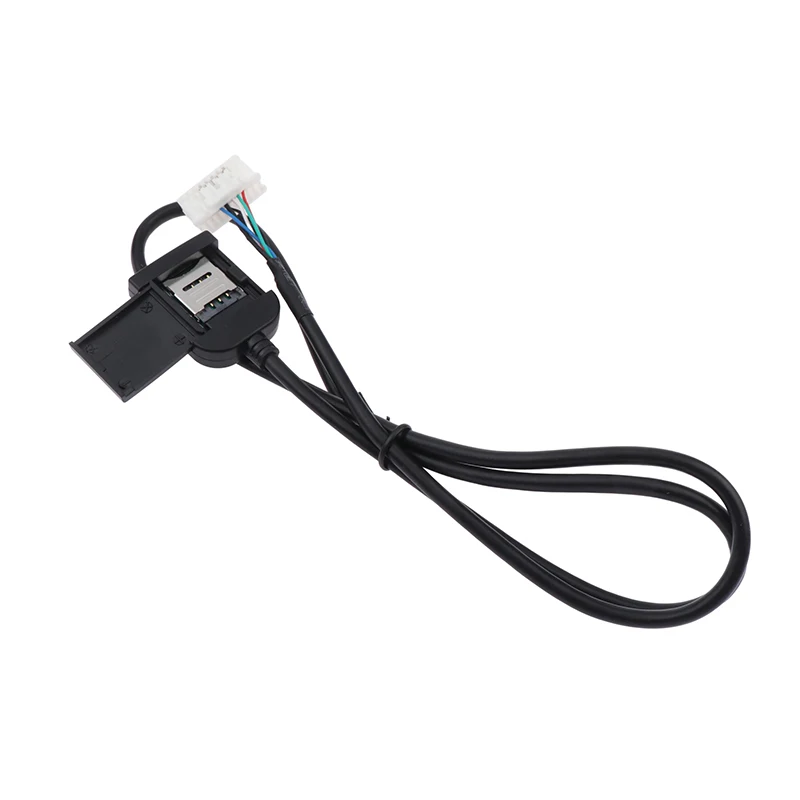 Adaptador de slot para cartão sim, para rádio android, multimídia, gps, 4g, 20 pinos, conector de cabo, acessórios para carro, peça de reposição de fios