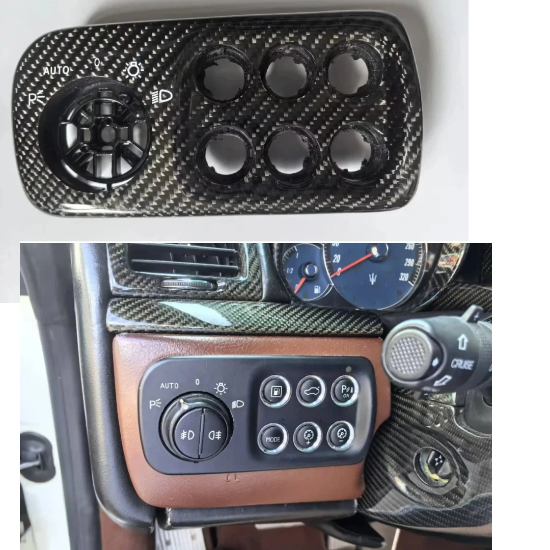 GranTurismo GranCabrio MC Stradale GTS Tuning Modified Carbon Fiber Headlight switch button knob