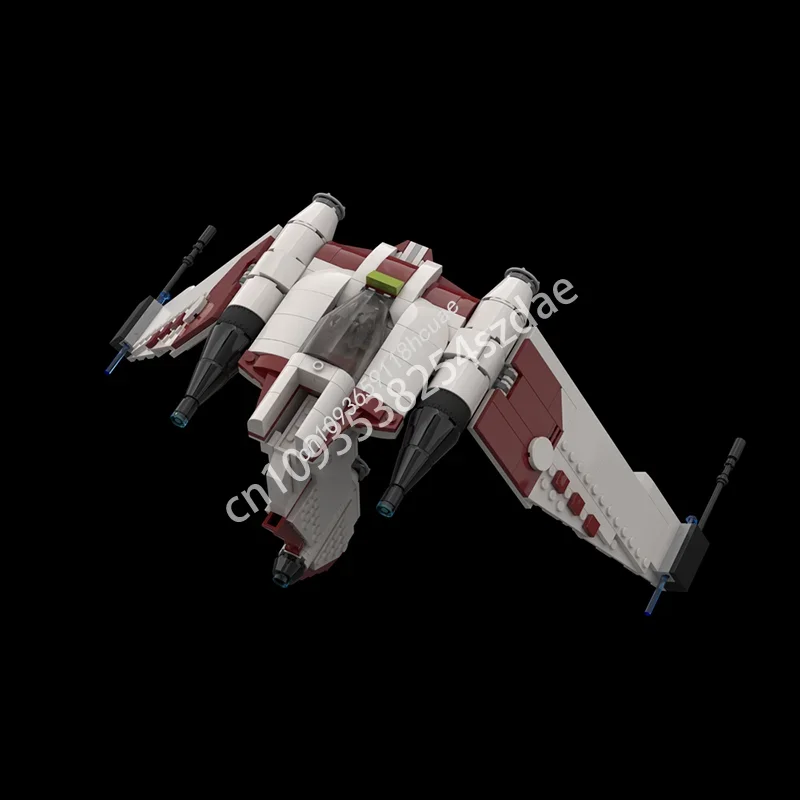 Set di Costruzioni Modello Astronave Clone V-19 Torrent da 414 Pezzi, Blocchi Impilabili Creativi, Regalo per Bambini, Giocattolo Fai-da-Te