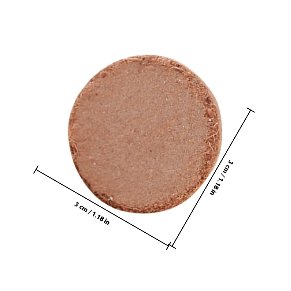 60 قطعة كتل التربة المغذيات جوز الهند الكريات الخث المضغوط لزراعة زرع البستنة في الأماكن المغلقة والخارجية