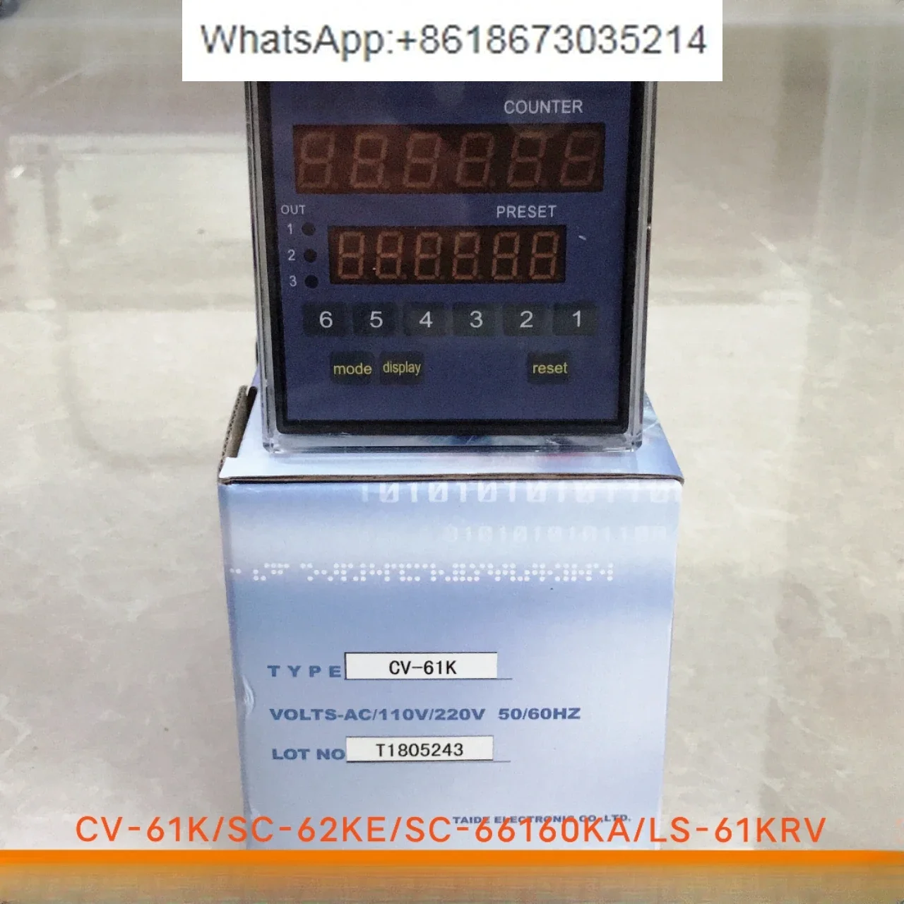 Counter CV-61K SC-62KE  SC-6160KA  LS-61KRV