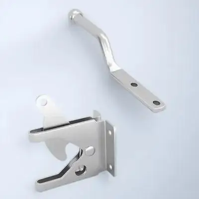 

1Set Slide Bolt Gravity Lever Fence Lock Self-Locking Gate Latch Heavy Duty Gravity Locking Latch for Wood Fence