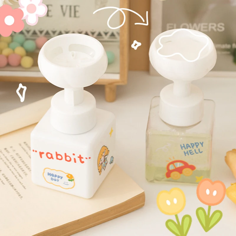 Soap Shampoo Shower Gel Flower Shaped Foaming Container for Bathrooms