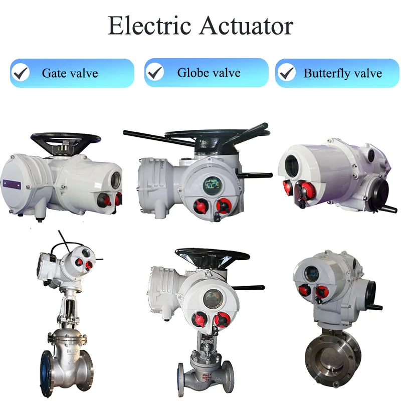 기어 구동 부분 회전 전동 액추에이터, IP68 방수, 220V 380V, 산업용