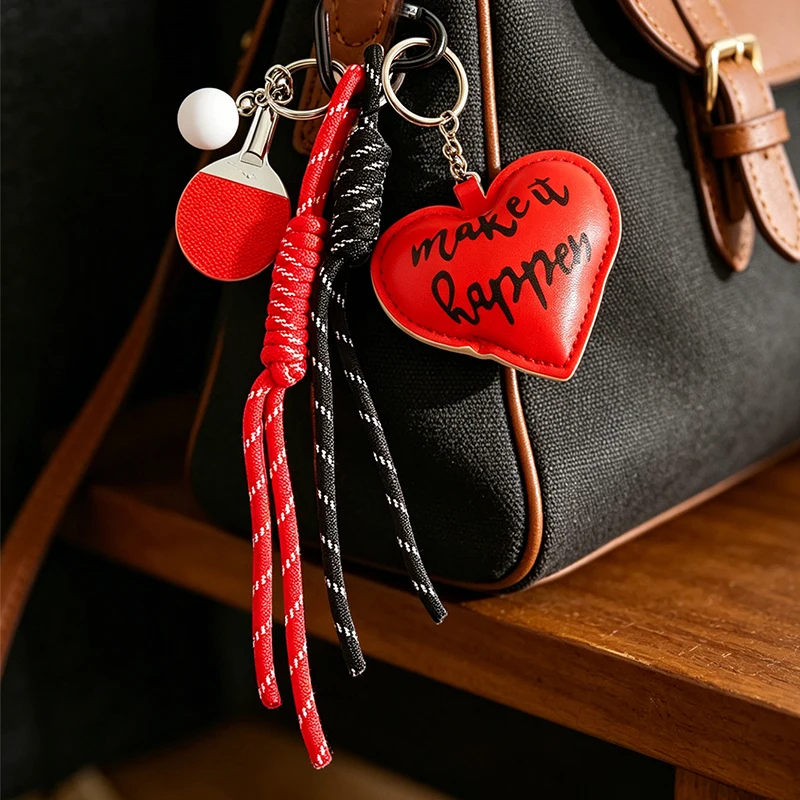 DIY Zinc Alloy Bag Hanging Chain with Cherry Pendant Detachable Clothing Pants Chain Handbag Extension Chain Bag Accessories