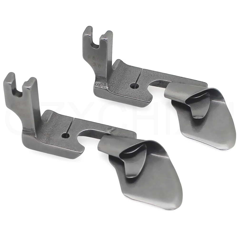 산업용 재봉 곡선 스크롤 헤머 발, # KP-589 하이 생크 밑단 풀 튜브 프레서 발, JUKI CONSEW 가수 형제, 1PC