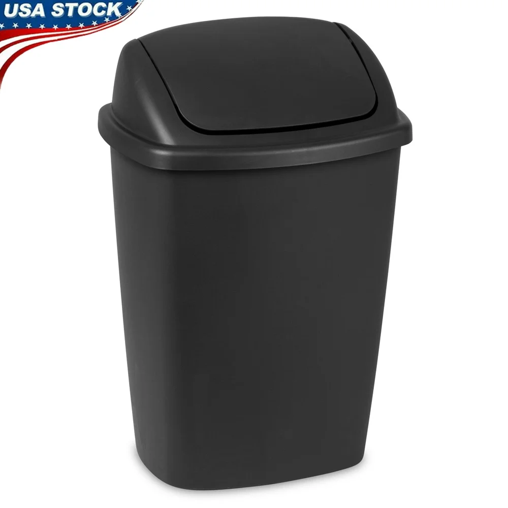 

Пластиковая качающаяся крышка 7,5 галлонов, мусорный бак, корзина для мусора, легко чистится, для использования в помещении, для кухни, офиса, прямоугольной формы