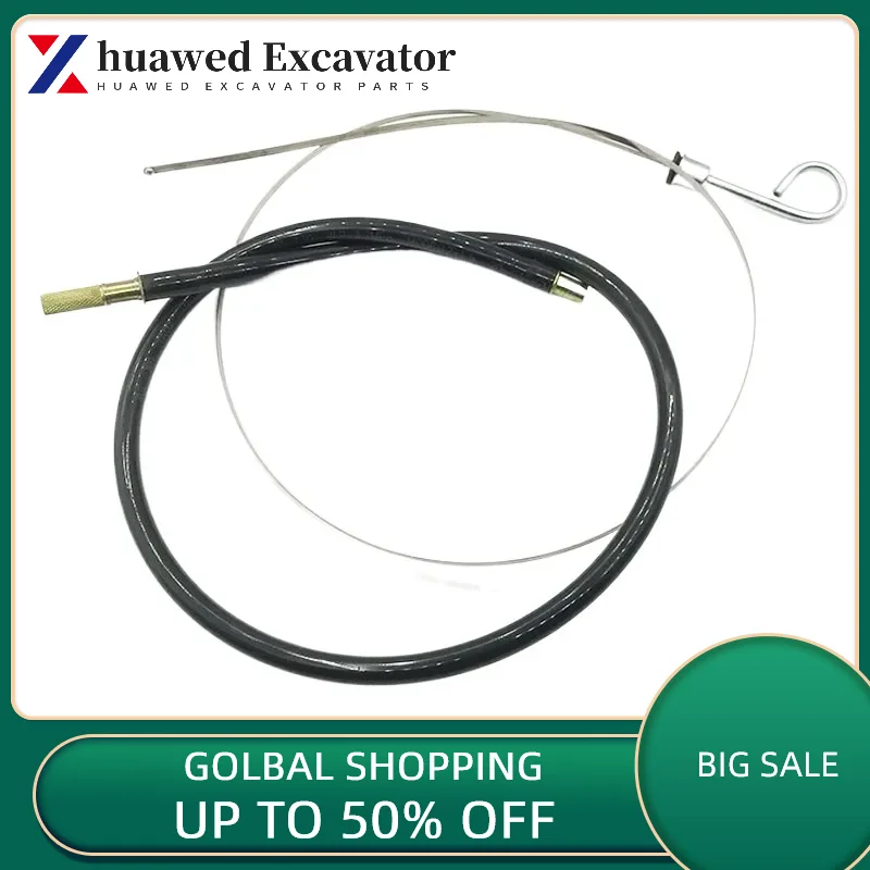 Excavator accessories Komatsu PC200 210 220 240-8 Oil dipstick sleeve 6d107 Engine oil dipstick