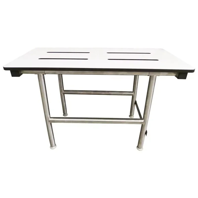 Modern Wall Mounted Folding Shower Seat Sturdy Stainless Steel for Elderly Disabled Waterproof Eco Friendly Design Bathroom