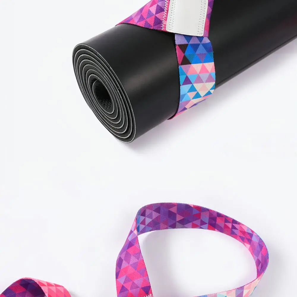 Adjustable Yoga Mat Sling Durable Nylon Carrying Strap Multi Purpose Stretch Band For Pilates Fitness Exercise Aid