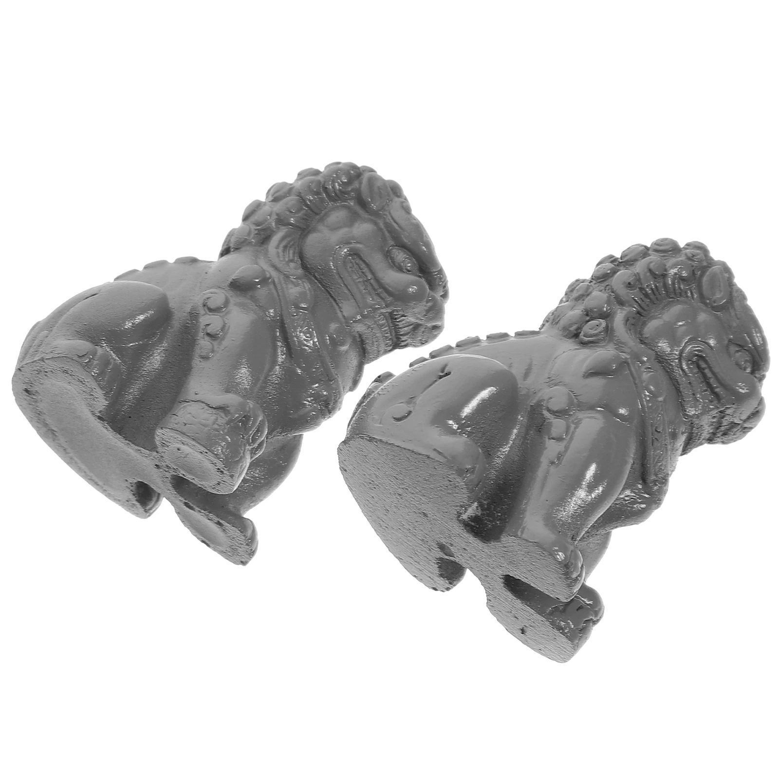

Lion Figurine Stone Ornament Decorations Cement Sculpture Ornaments for Home Office Desktop