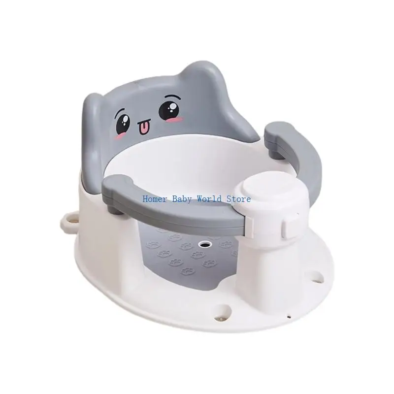 مقاعد حوض الاستحمام B2QD للأطفال من عمر 6 إلى 15 شهرًا توفر مسند الظهر لدعم مقعد حوض استحمام الرضع للاستحمام أثناء الجلوس وسهل