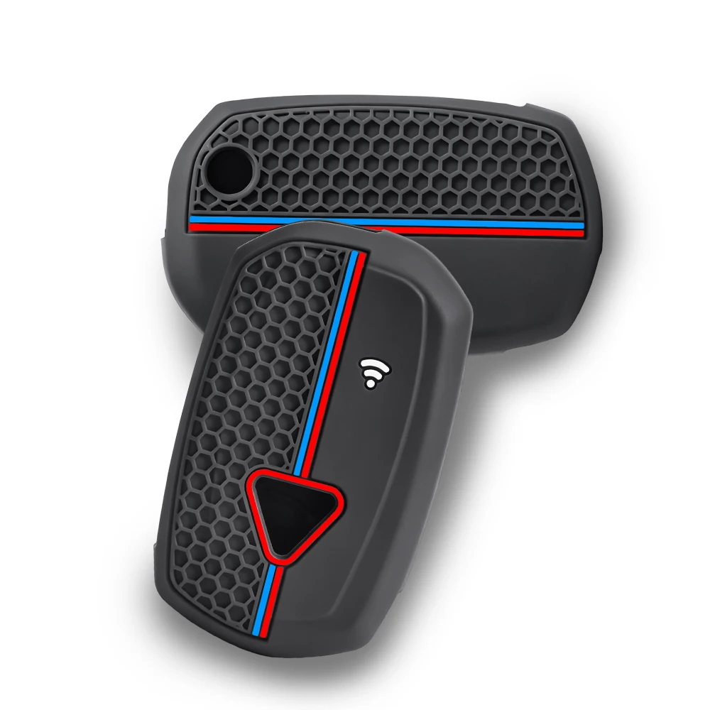 Silicone motorcycle key cover for Triumph Speed Triple XC XE scramble 1200 Rocket III key case holder keychain